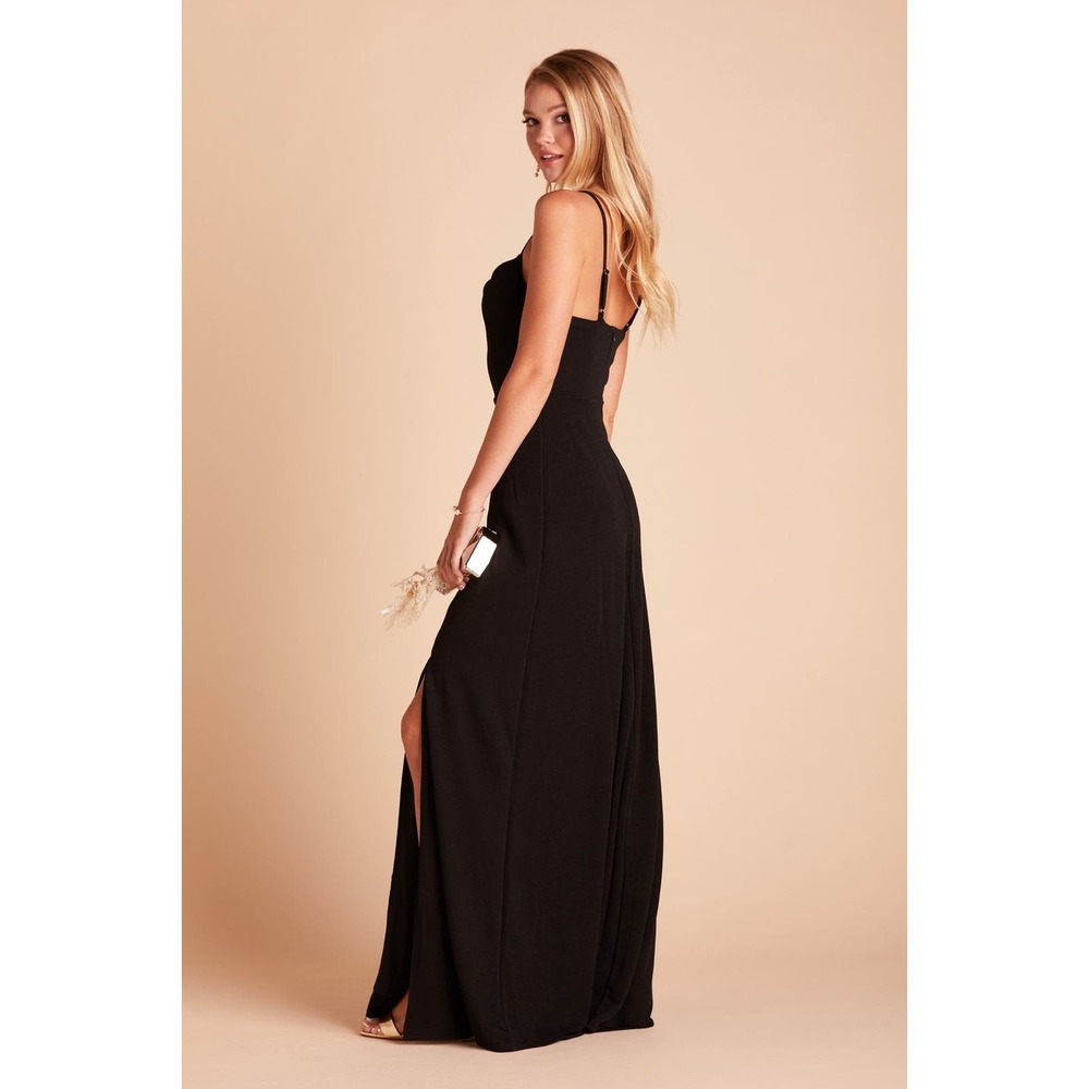 Birdy Grey Black Crepe Formal Dress size Small - Picture 3 of 7
